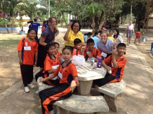 the Wat Po Hom kids at our Life Skills Camp!