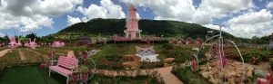 also this place exists... it's a Hello Kitty themed resort... we stopped to take pictures on the way back from Loei