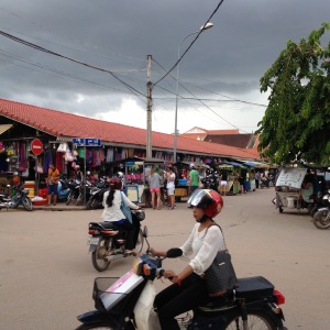 downtown Siem Reap